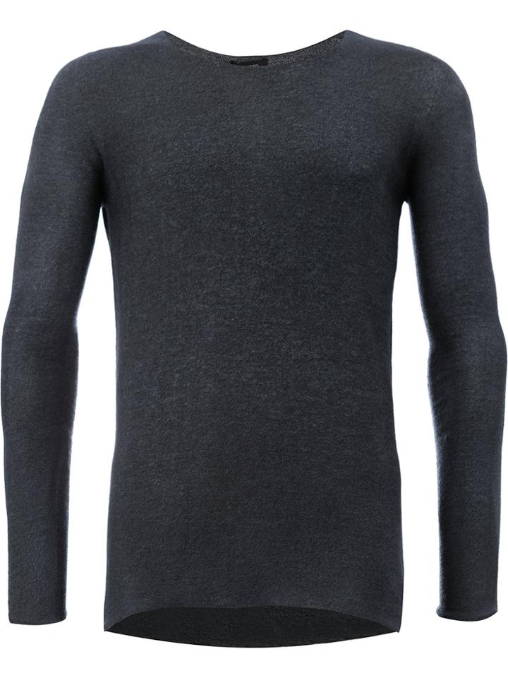Avant Toi Fine Knit Jumper - Blue