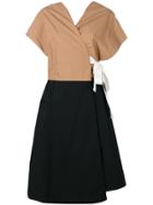 Tela Frolla Wrap Dress - Black