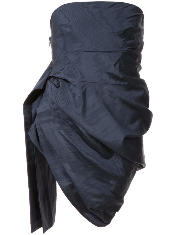 Rosie Assoulin Ruched Top - Blue