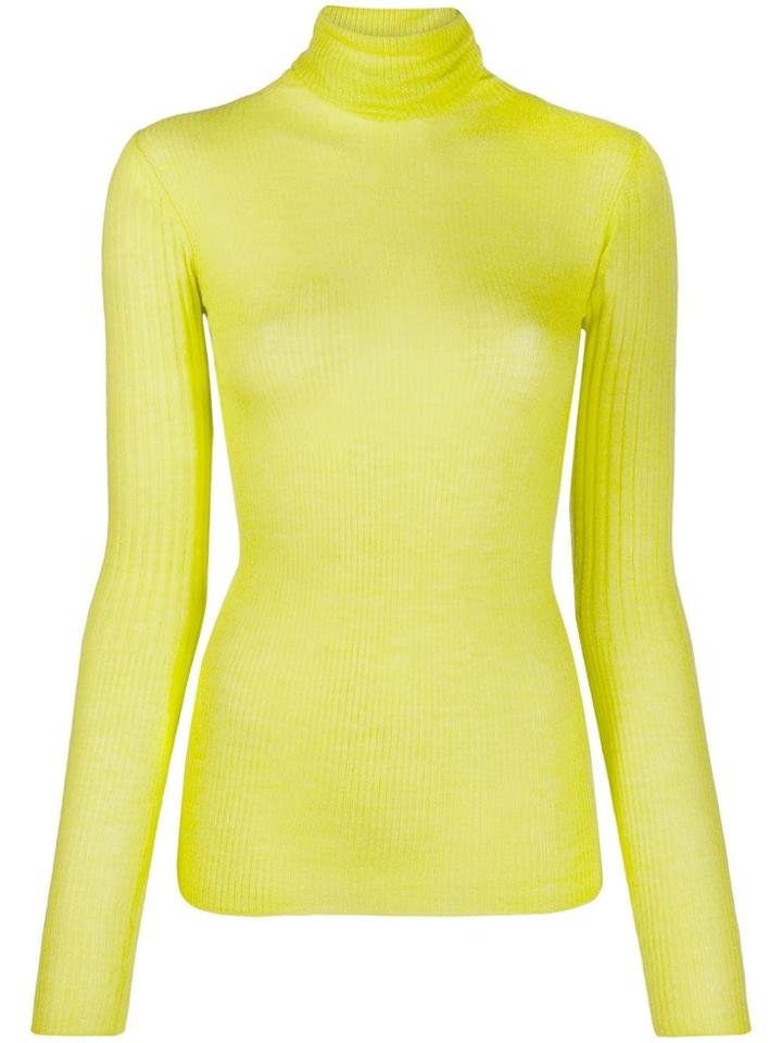 Joseph Cashmere Turtleneck Jumper - Yellow