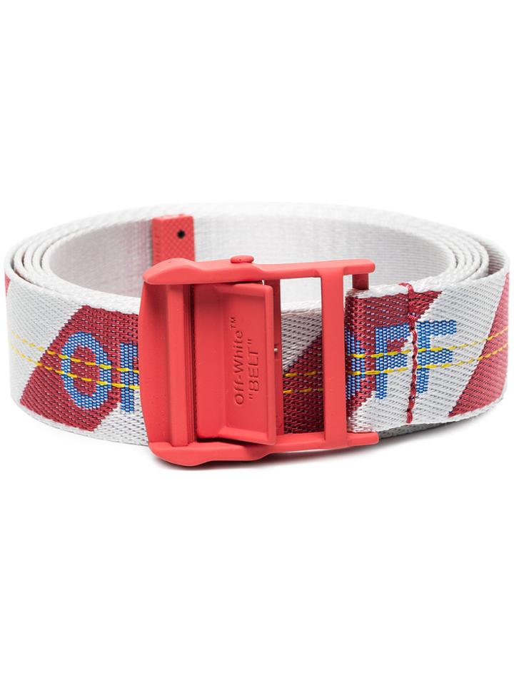 Off-white Red Industrial Belt