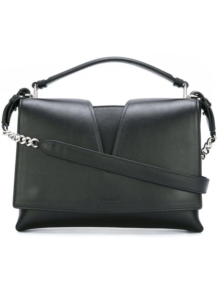 Jil Sander Cut-out Crossbody Bag, Women's, Black