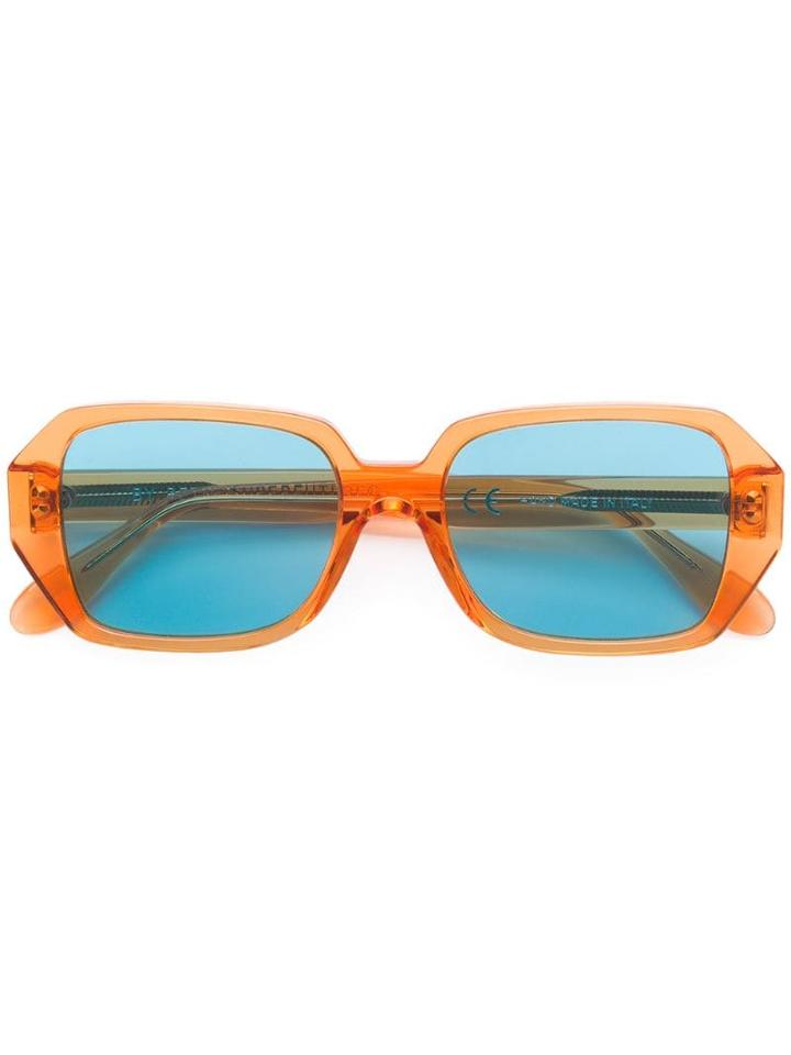 Retrosuperfuture Square Frame Sunglasses - Yellow