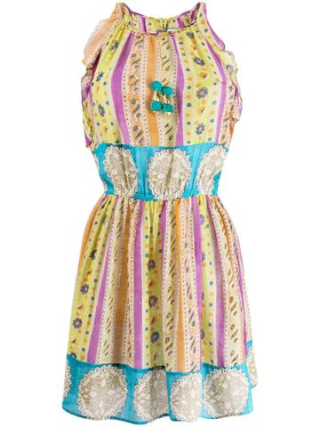 Alicia Bell Halterneck Dress - Neutrals