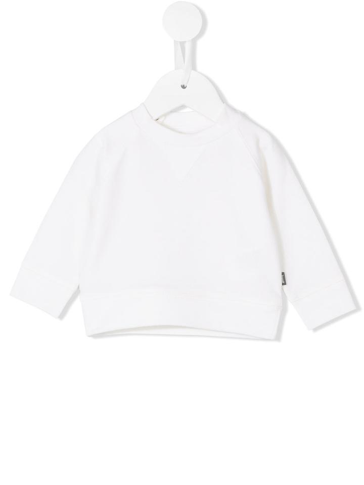 Imps & Elf - Plain Sweatshirt - Kids - Organic Cotton/spandex/elastane - 3-6 Mth, White