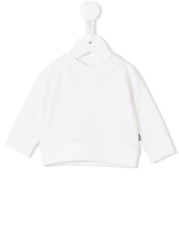 Imps & Elf - Plain Sweatshirt - Kids - Organic Cotton/spandex/elastane - 3-6 Mth, White