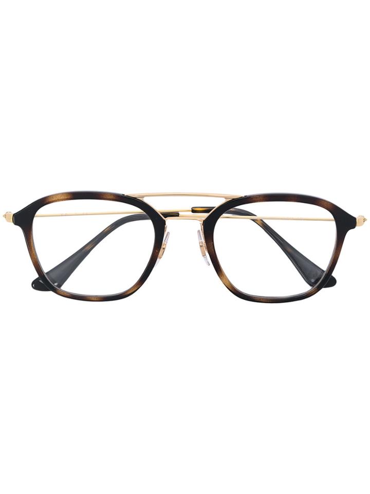 Ray-ban Aviator Style Glasses - Metallic
