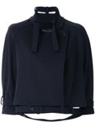 Gloria Coelho Raglan Sleeves Coat - Blue