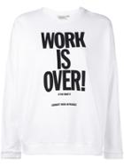 Carhartt - Ellery Slogan Sweatshirt - Women - Cotton/spandex/elastane - M, White, Cotton/spandex/elastane