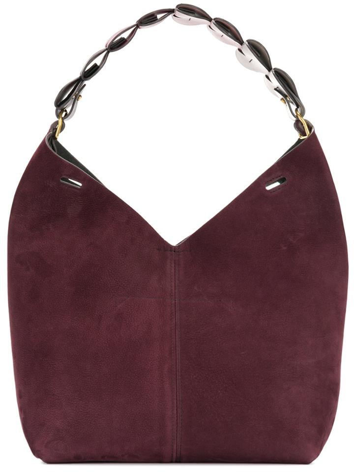 Anya Hindmarch Heart Strap Bucket Tote - Red