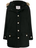 Woolrich Fur Hood Parka Coat - Black