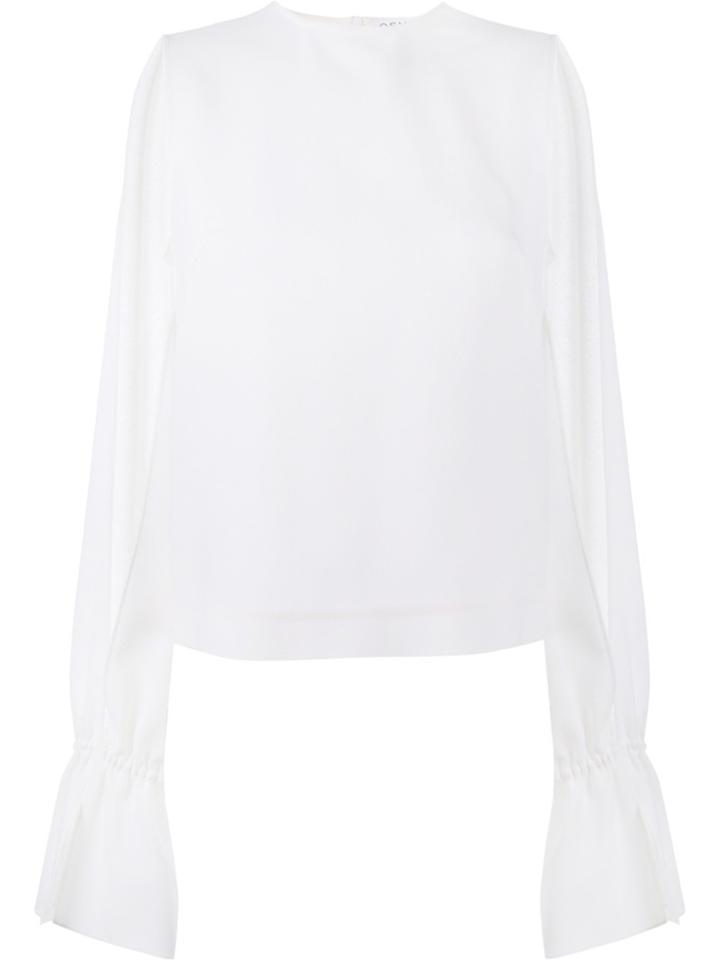 Osman Open Shoulder Blouse - Nude & Neutrals