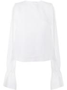 Osman Open Shoulder Blouse - Nude & Neutrals