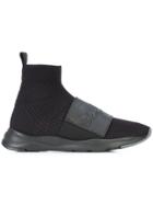 Balmain Cameron 00 Knit Sneakers - Black