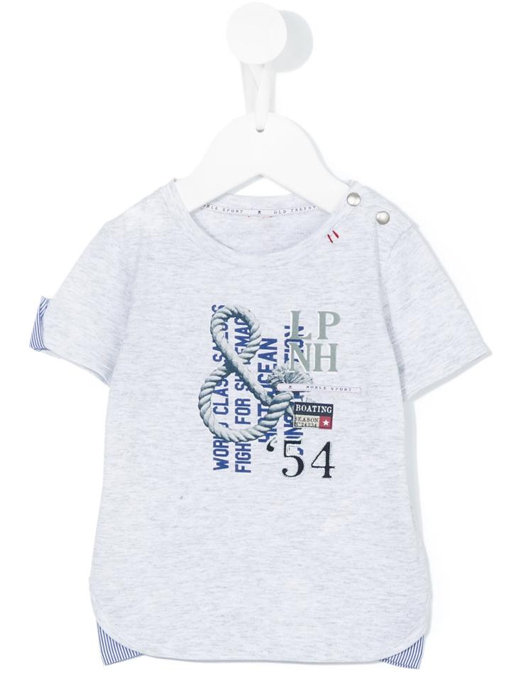Lapin House - Hope Logo Print T-shirt - Kids - Cotton/tactel - 12 Mth, Grey