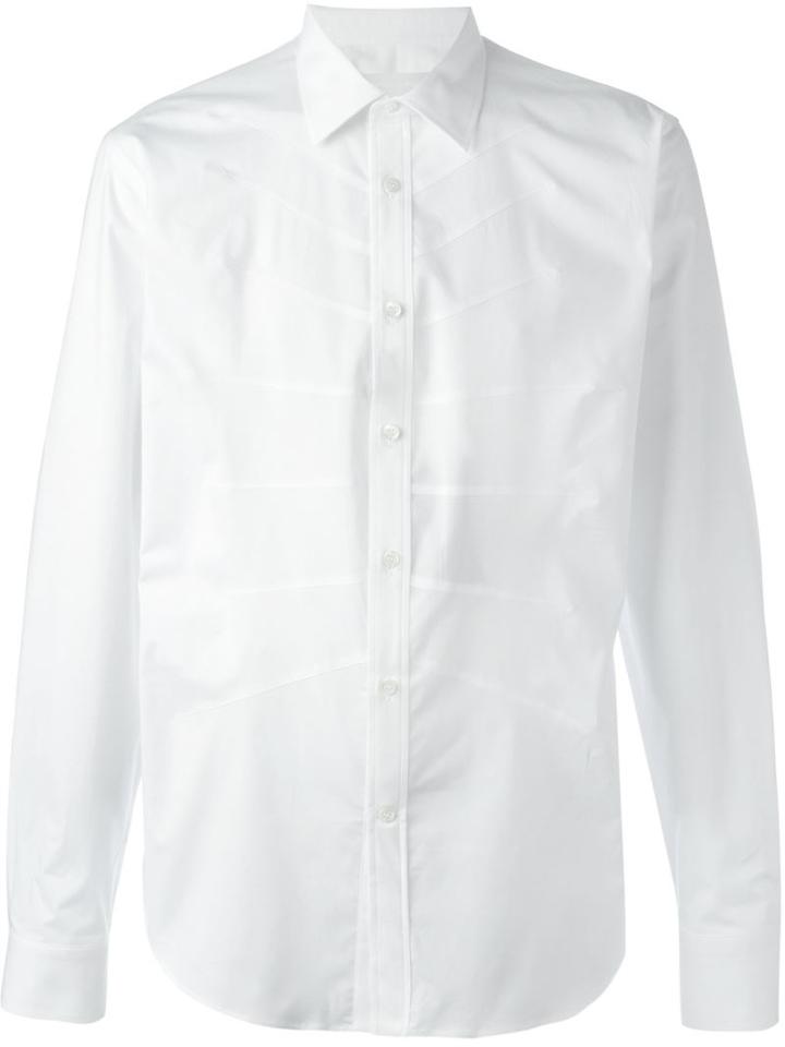 Alexander Mcqueen - Seam Detail Shirt - Men - Cotton/spandex/elastane - 46, White, Cotton/spandex/elastane