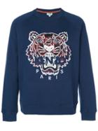 Kenzo - Tiger Sweater - Men - Cotton - M, Blue, Cotton