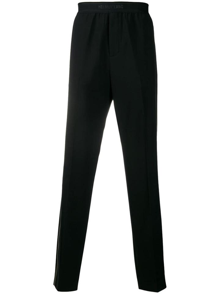Helmut Lang Two Tone Trousers - Black