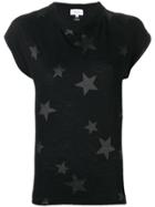 Current/elliott Star Print T-shirt - Black