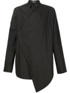 Lost And Found Diagonal Buttoning Shirt