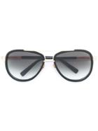 Dita Eyewear Gold Trim Sunglasses - Black