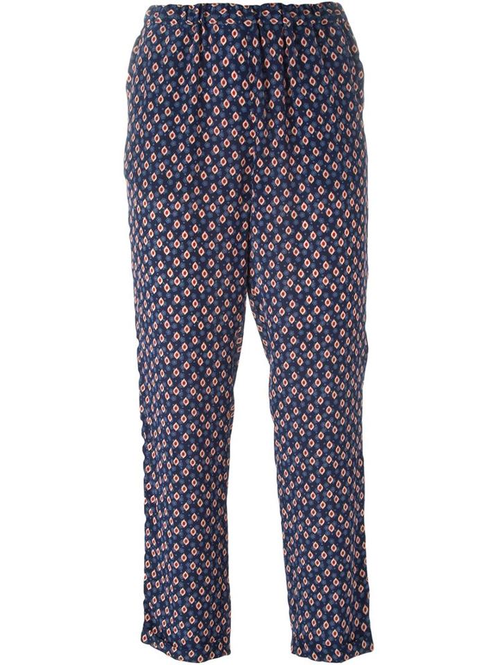 Alberto Biani Flower Print Trousers
