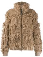 Brunello Cucinelli Zipped Cardi-coat - Neutrals
