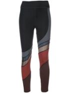 Cushnie Striped Leggings - Blue