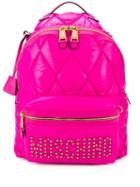 Moschino Logo Detail Backpack - Pink