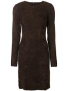 Drome Lamb Skin Dress - Brown
