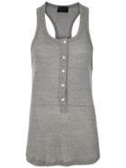 Andrea Bogosian Racerback Tank Top - Grey