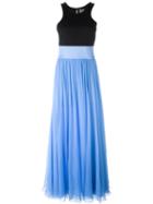Fausto Puglisi Flared Racerback Long Dress