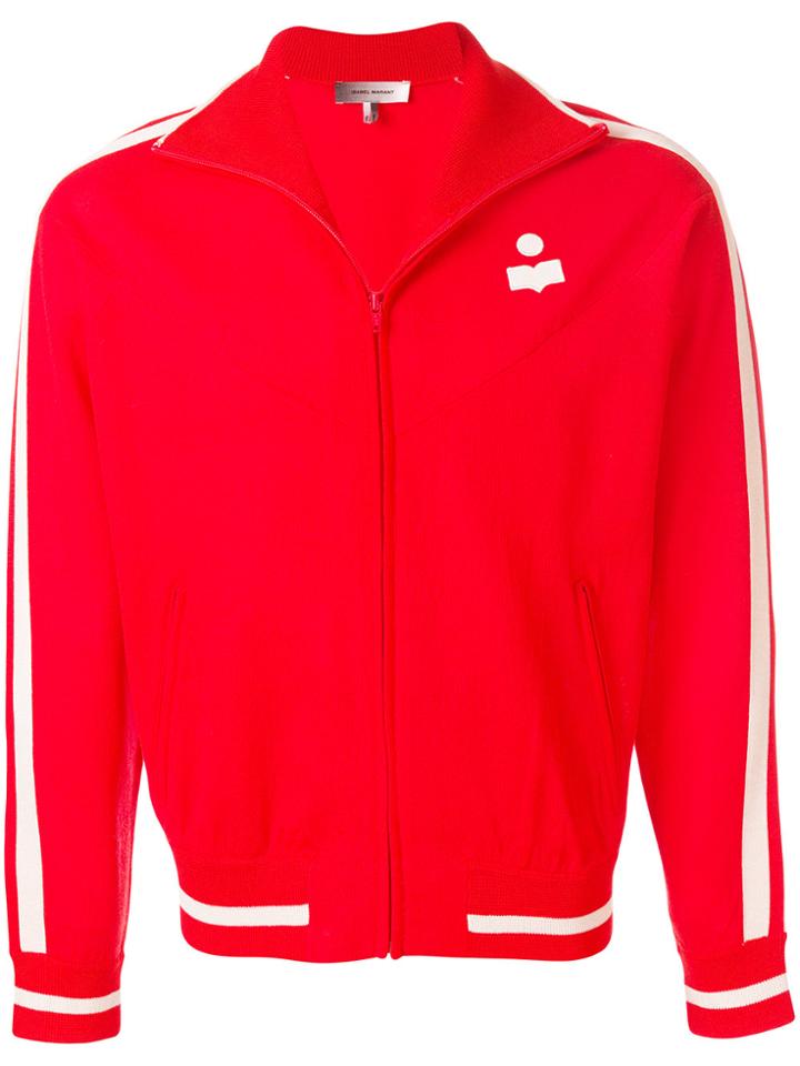 Isabel Marant Zip Up Sweat Jacket - Red