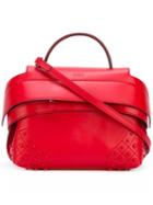 Tod's Small 'wave' Tote, Women's, Red