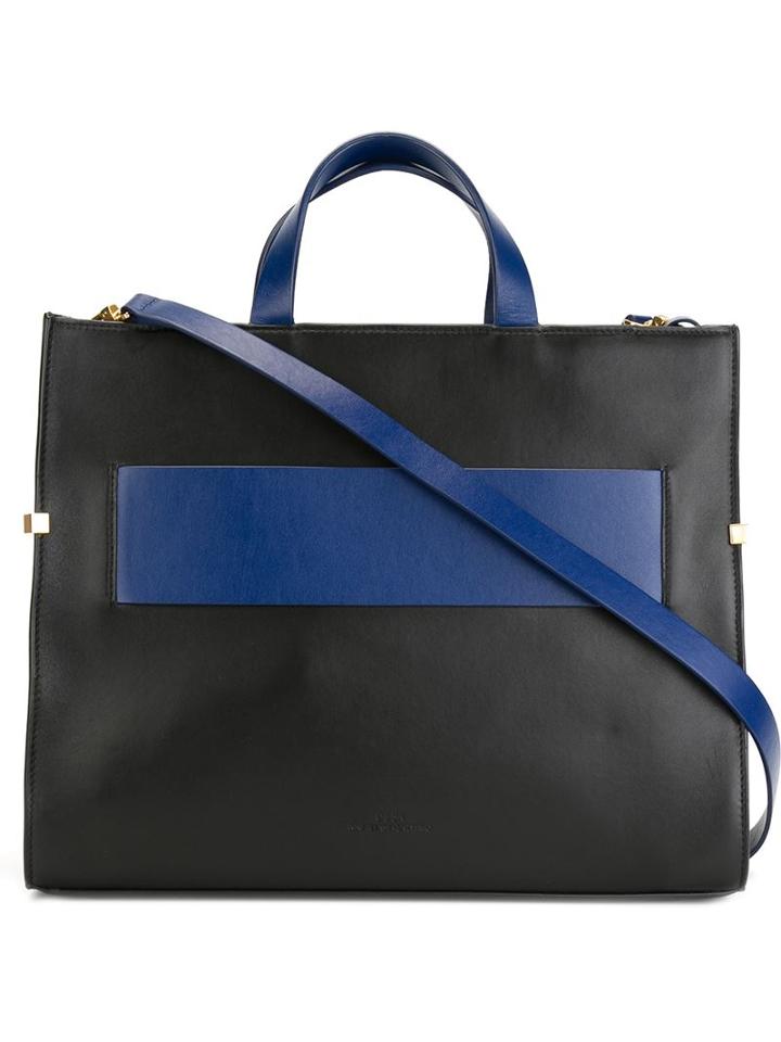 Desa 1972 'belt' Contrast Panel Tote Bag