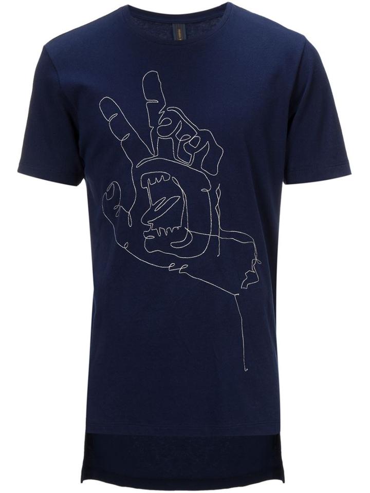 Miharayasuhiro Embroidered Hand T-shirt