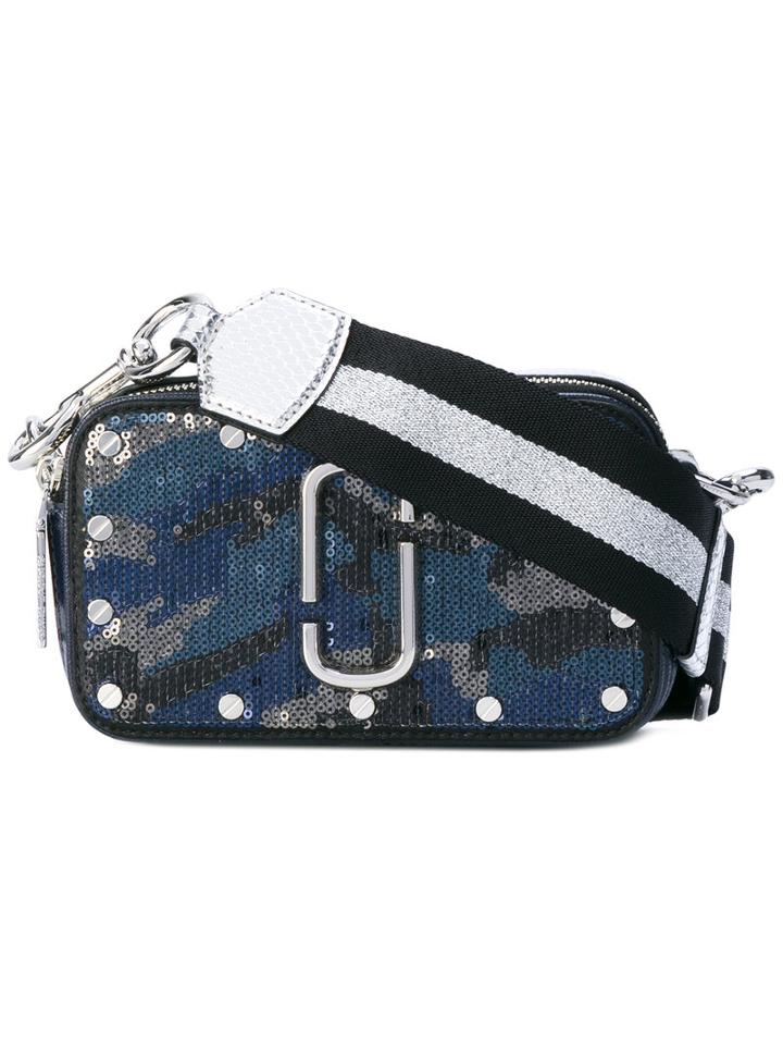 Marc Jacobs - Snapshot Camera Bag - Women - Lamb Skin/polyester - One Size, Blue, Lamb Skin/polyester