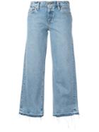 Simon Miller - Cropped Flared Jeans - Women - Cotton - 27, Blue, Cotton