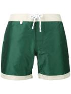 Cuisse De Grenouille - Atlantique Swim Shorts - Men - Cotton/polyamide/polyester - L, Green, Cotton/polyamide/polyester