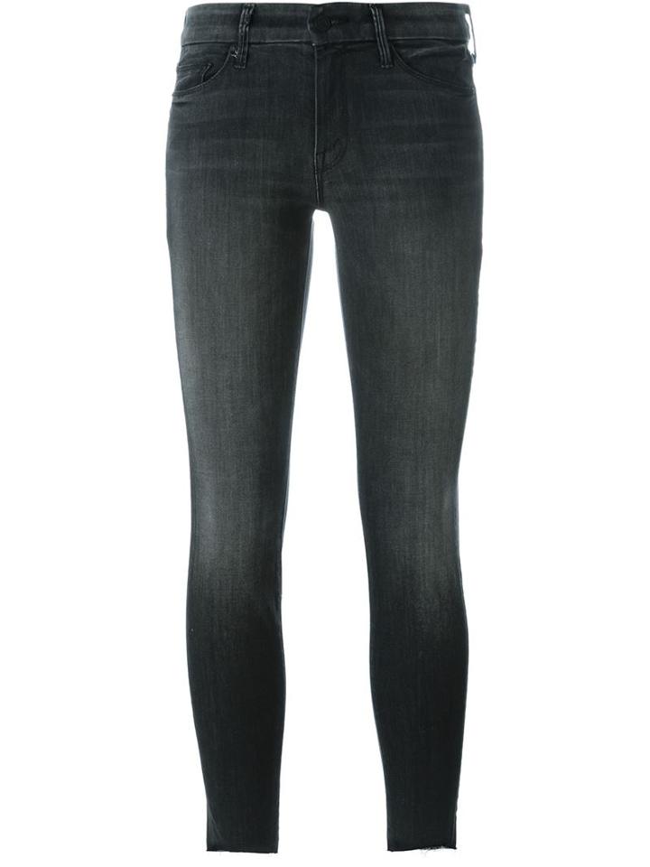 Mother - 'looker' Jeans - Women - Cotton/polyester/spandex/elastane - 26, Grey, Cotton/polyester/spandex/elastane