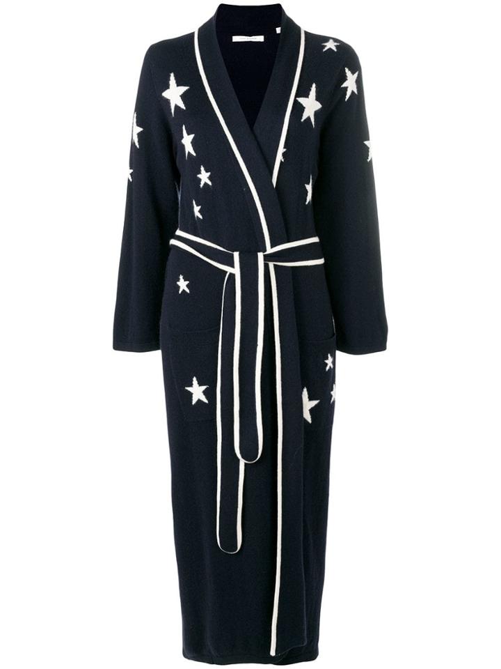 Chinti & Parker Stars Cardi-coat - Blue