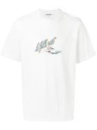 Sunnei Printed T-shirt, Men's, Size: Xs, White, Cotton