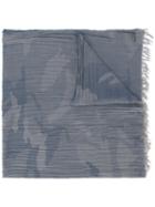 Woolrich - Faded Camouflage Print Scarf - Men - Cotton - One Size, Grey, Cotton