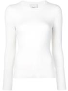 3.1 Phillip Lim Ribbed Knitted Top - White