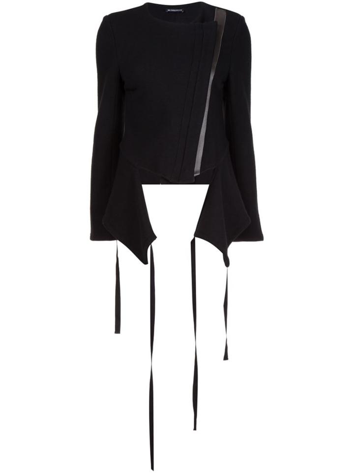 Ann Demeulemeester Cropped Wrap Jacket