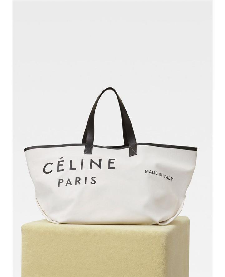 Fashion Concierge Vip Céline Medium Made In Tote In Textile -
