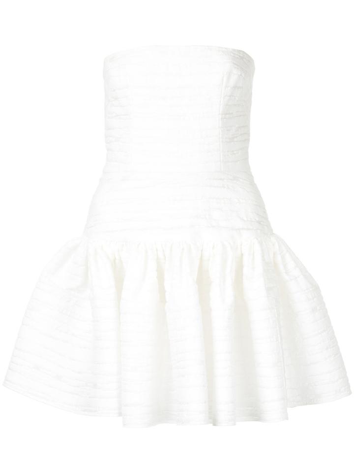 Alex Perry Sophie Strapless Dress - White