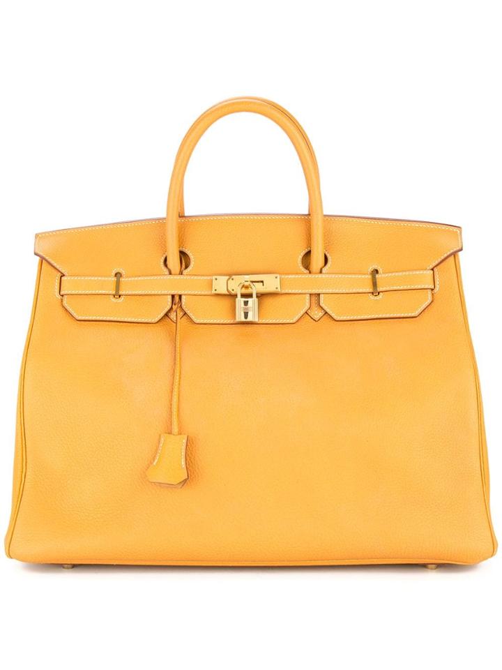Hermès Vintage Hermès Birkin 40 Bag - Yellow & Orange