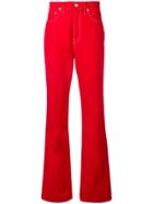 Helmut Lang Wide-leg Jeans - Red