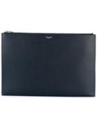 Saint Laurent Classic Paris Zip Fastening Tablet Case - Blue